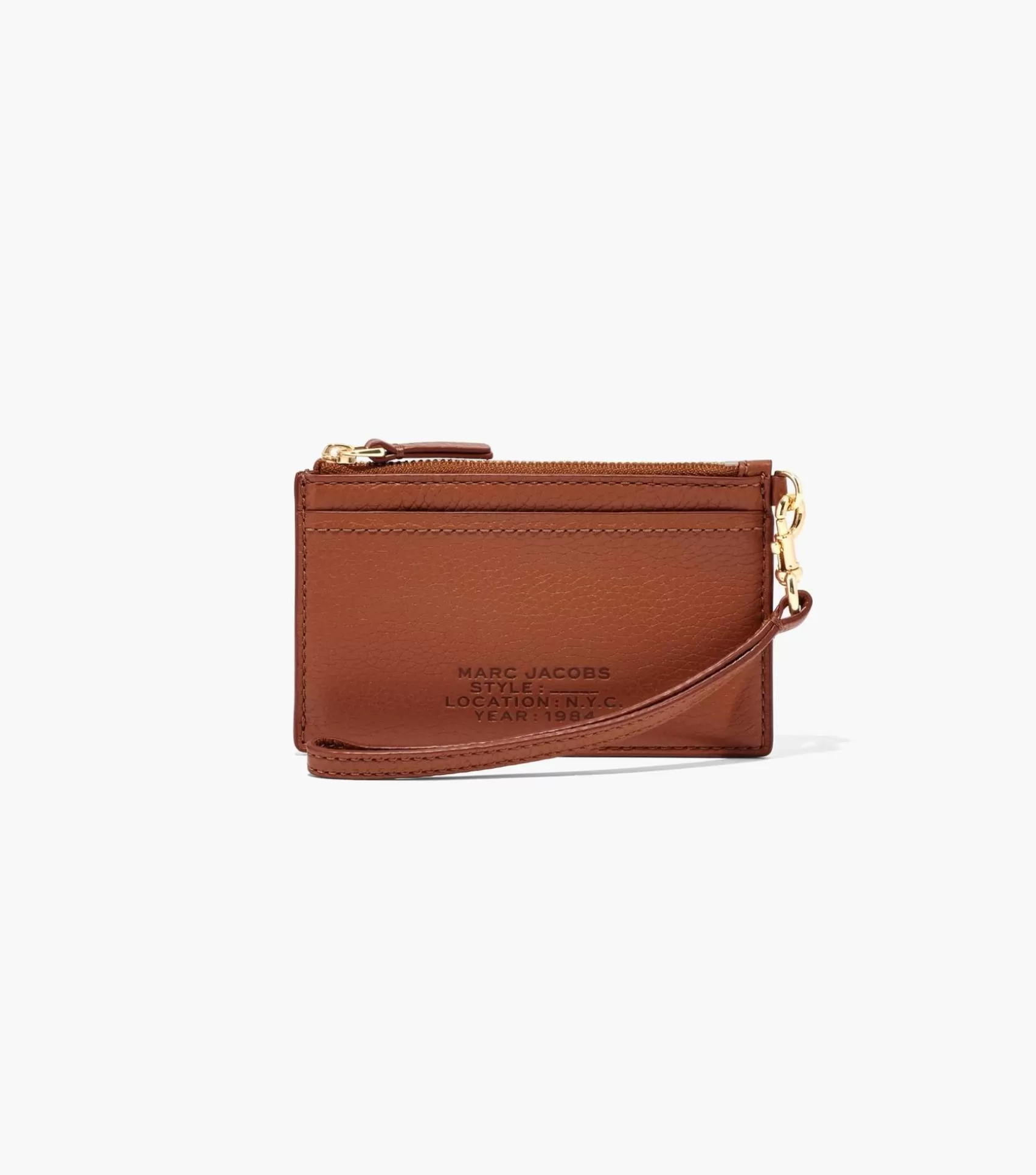 Marc Jacobs The Leather Top Zip Wristlet