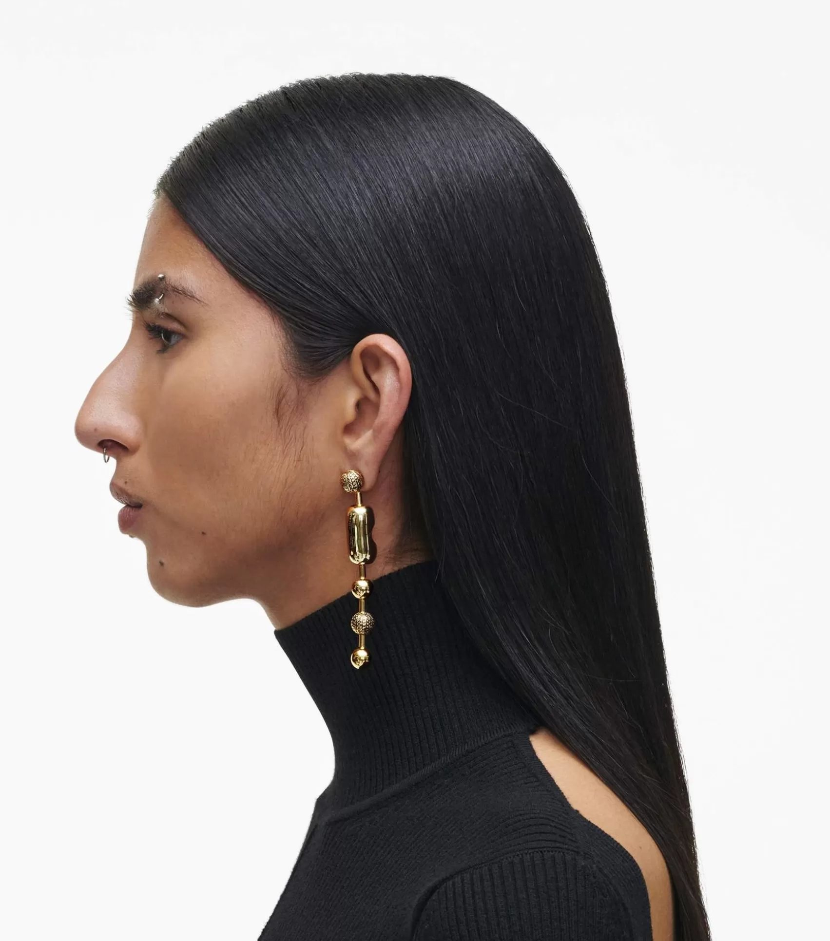 Marc Jacobs The Monogram Ball Chain Earrings