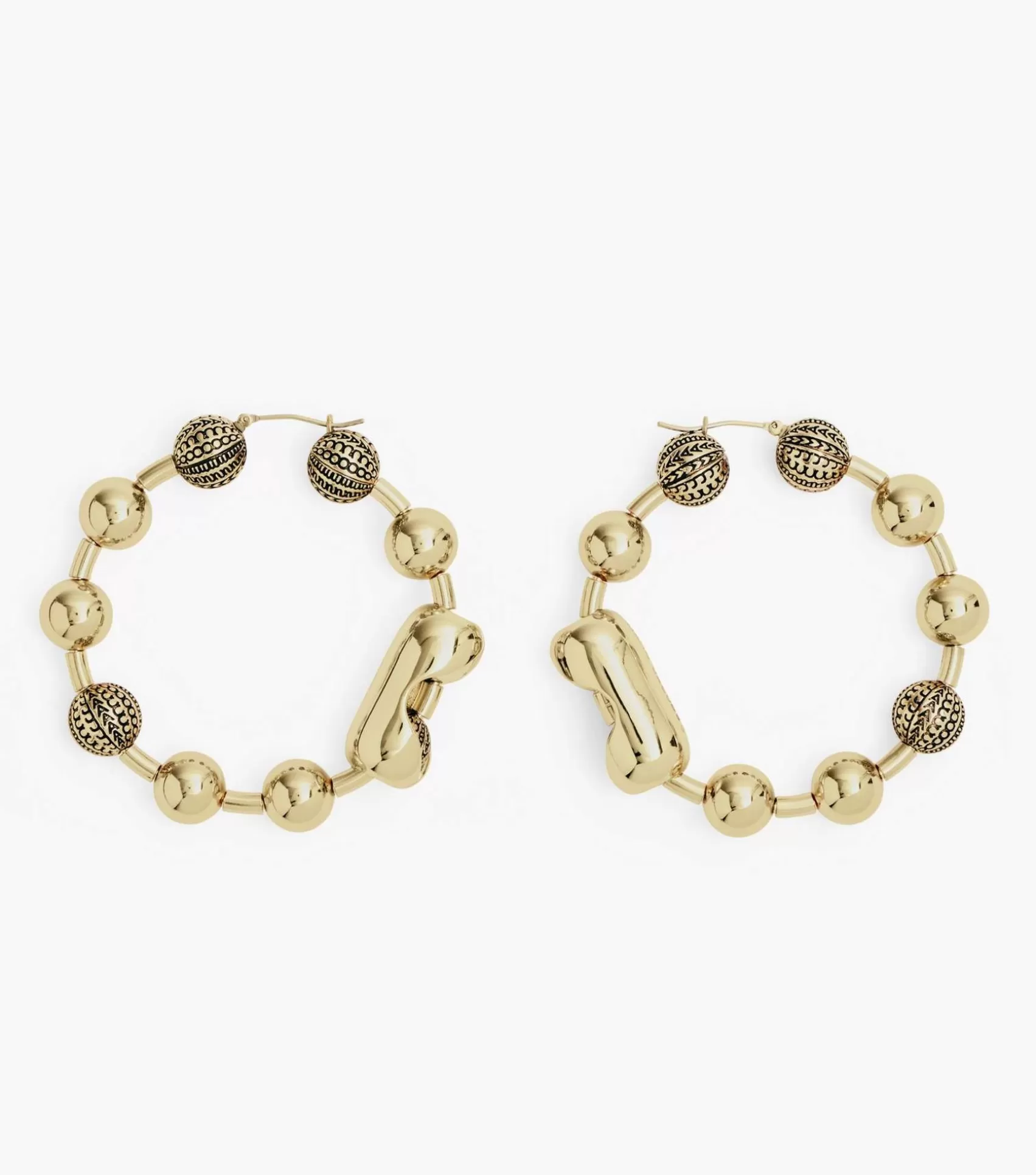 Marc Jacobs The Monogram Ball Chain Hoop