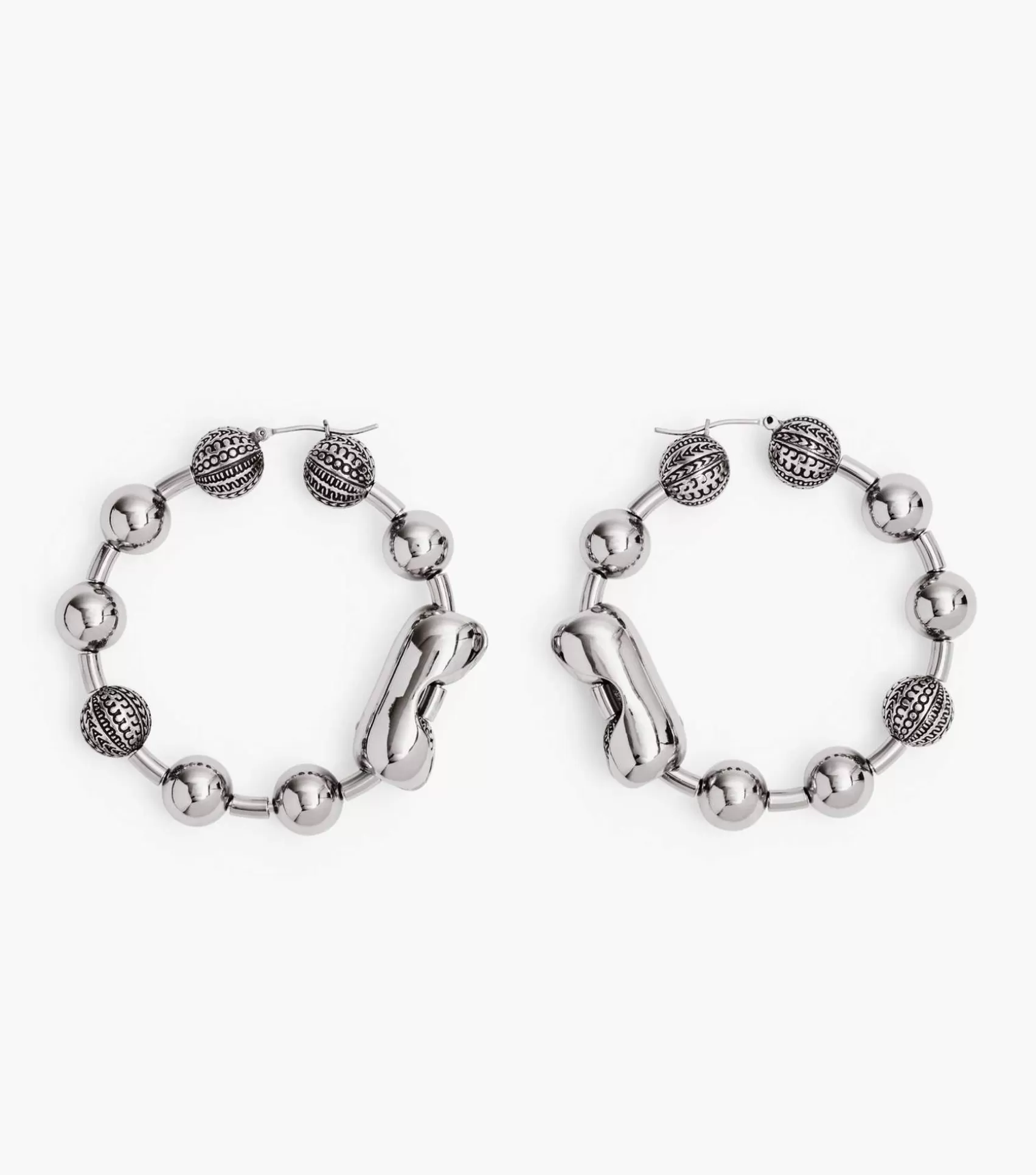 Marc Jacobs The Monogram Ball Chain Hoop