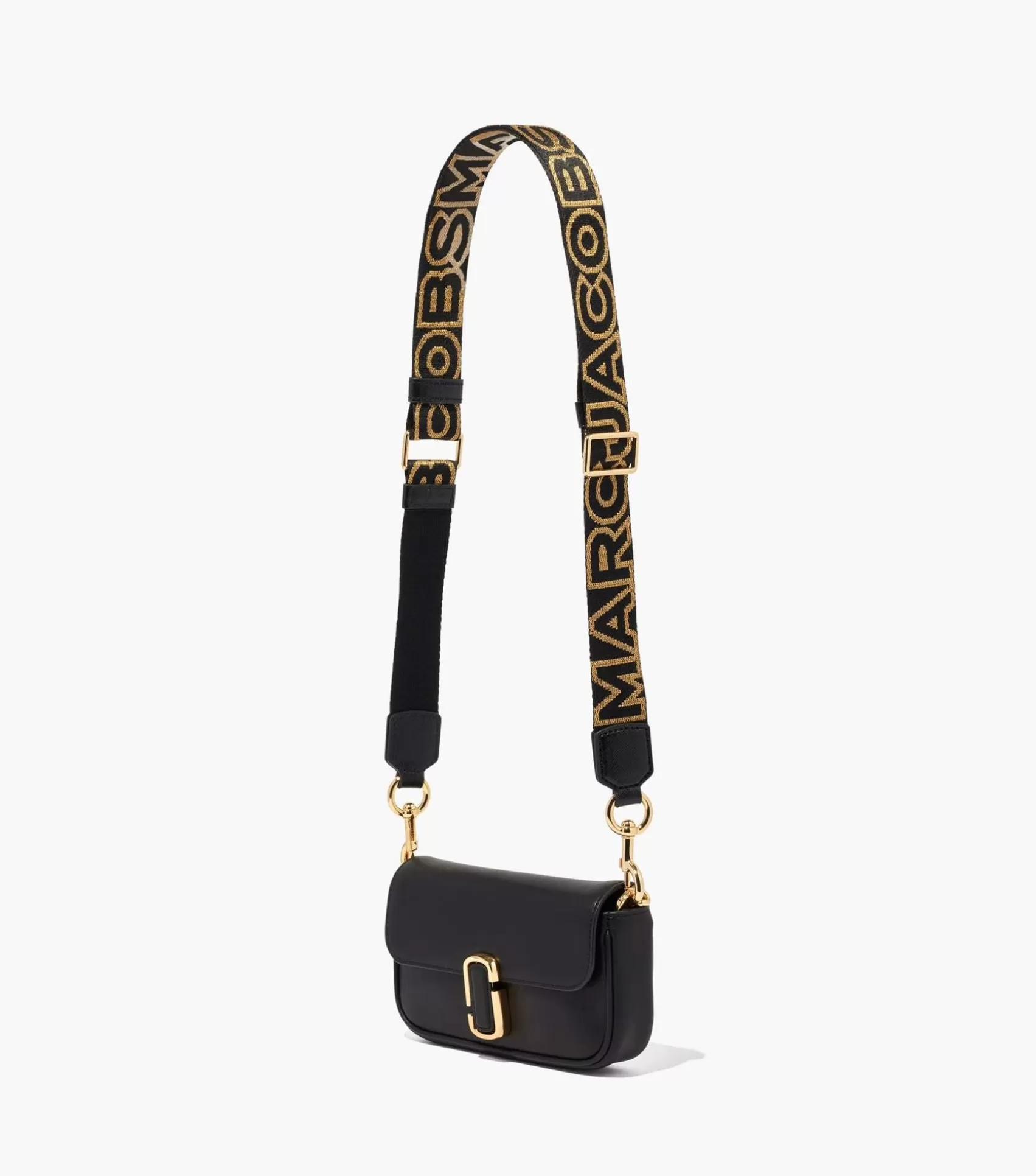 Marc Jacobs The Thin Outline Logo Webbing Strap